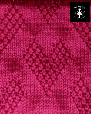 Strickmuster Herzchen